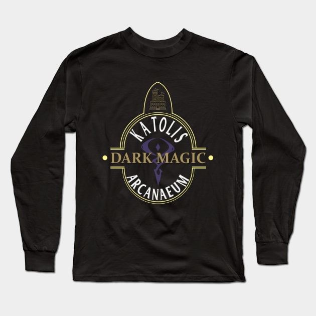 Katolis Dark Magic Arcanaeum Long Sleeve T-Shirt by rockbottle_designs